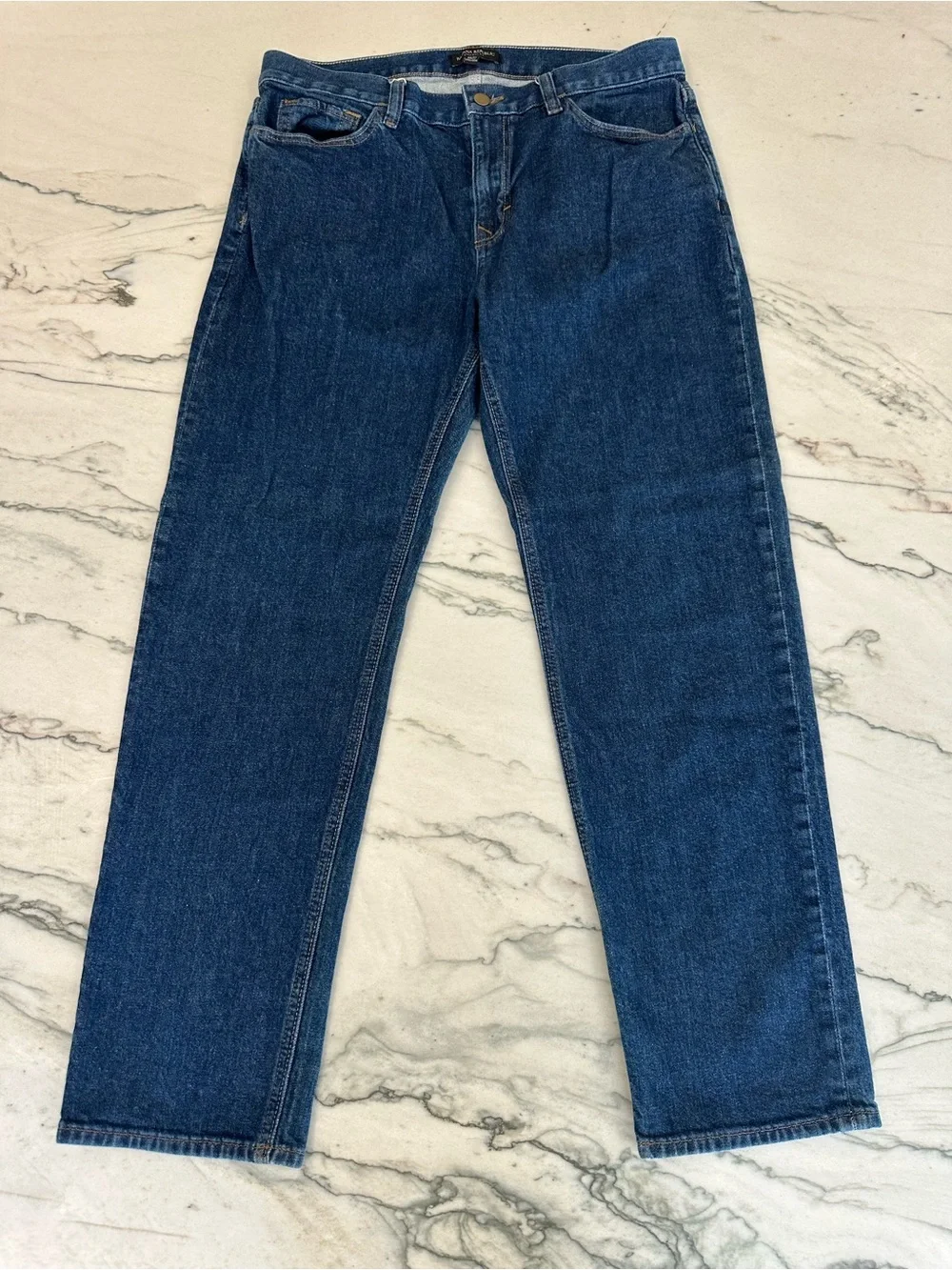 Banana Republic Men's Dark Blue Straight Jeans - Worn once